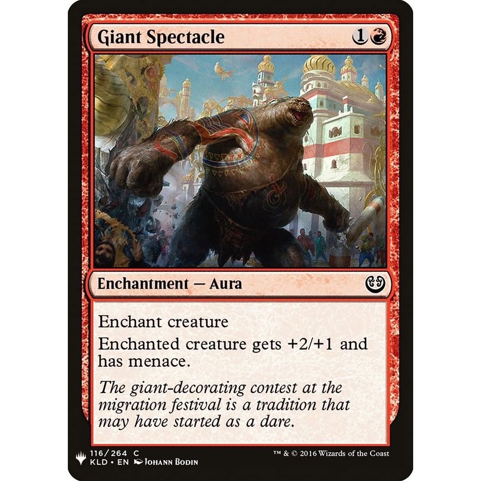 Image for Giant Spectacle (116) (LIST) - Magic: The Gathering