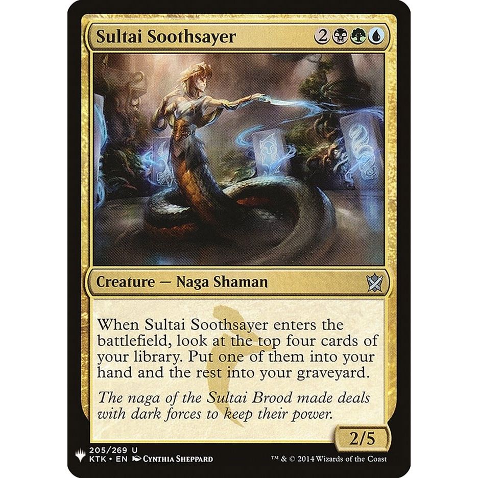Image for Sultai Soothsayer (205) (LIST) - Magic: The Gathering