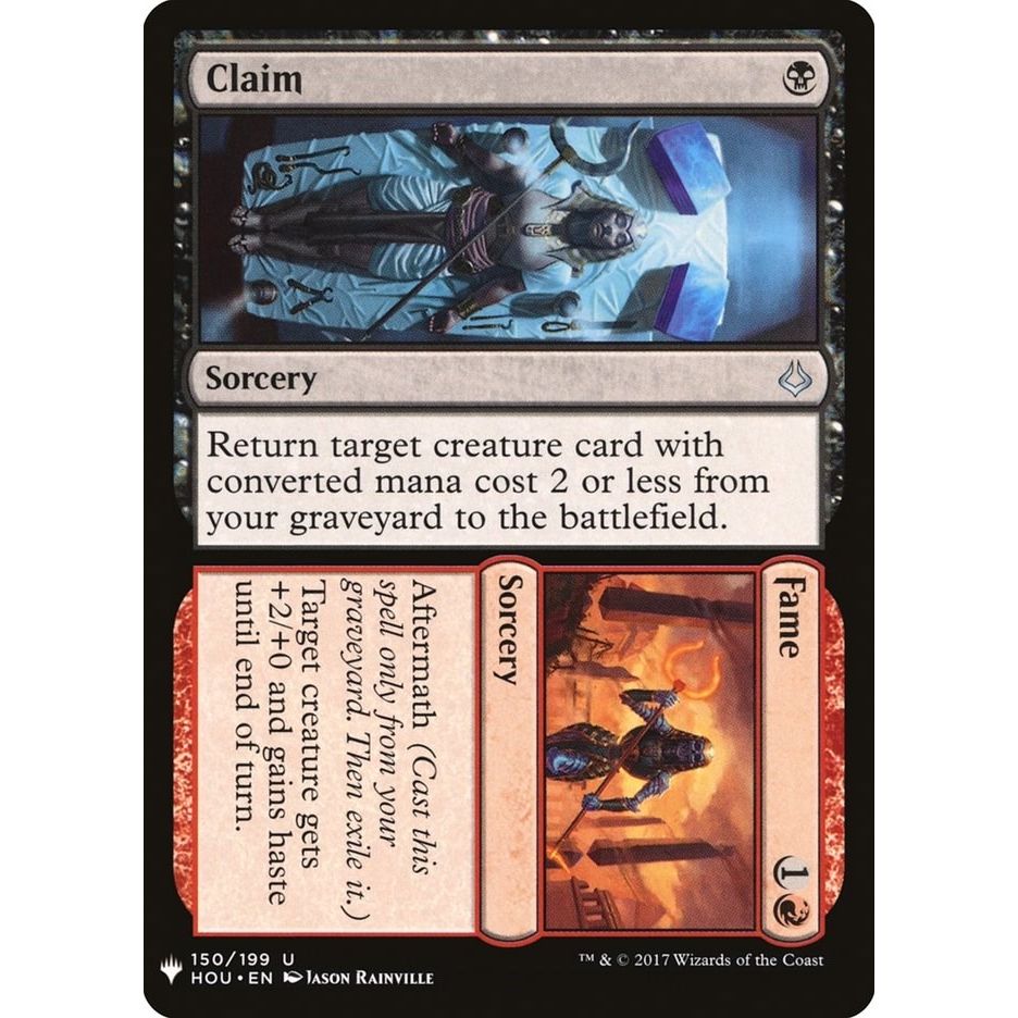 Image for Claim // Fame (150) (LIST) - Magic: The Gathering