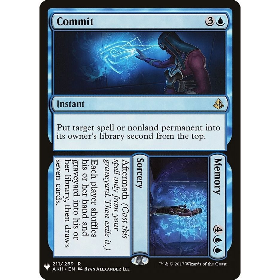 Image for Commit // Memory (211/269) (LIST) - Magic: The Gathering