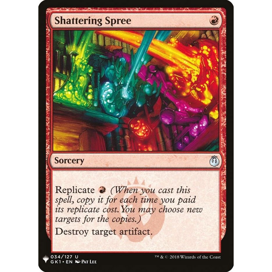 Image for Shattering Spree (34) (LIST) - Magic: The Gathering