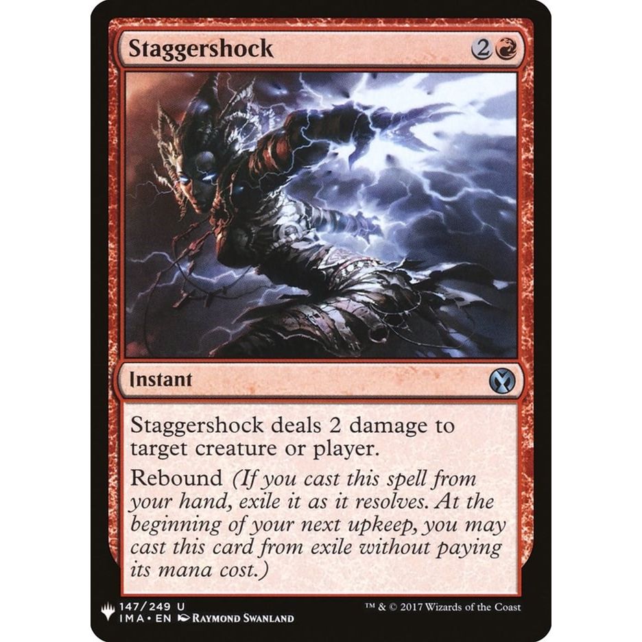 Image for Staggershock (147) (LIST) - Magic: The Gathering