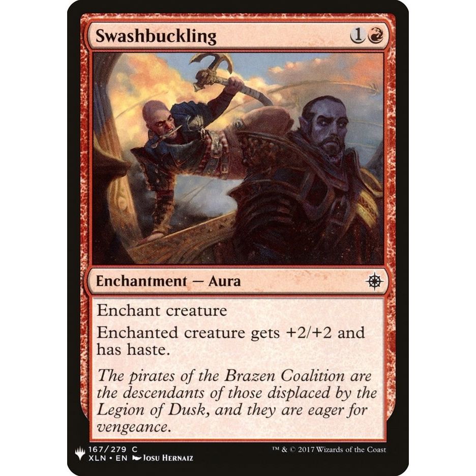 Image for Swashbuckling (167) (LIST) - Magic: The Gathering