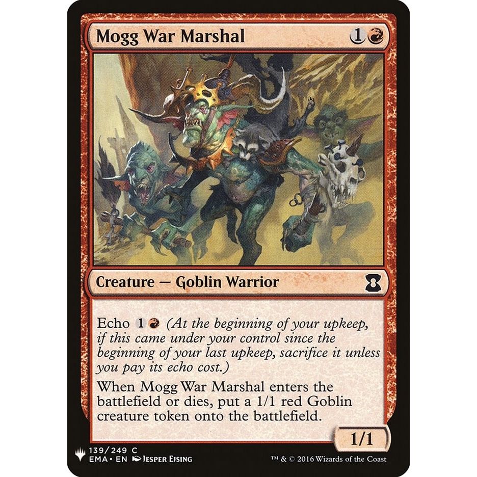 Image for Mogg War Marshal (139) (LIST) - Magic: The Gathering