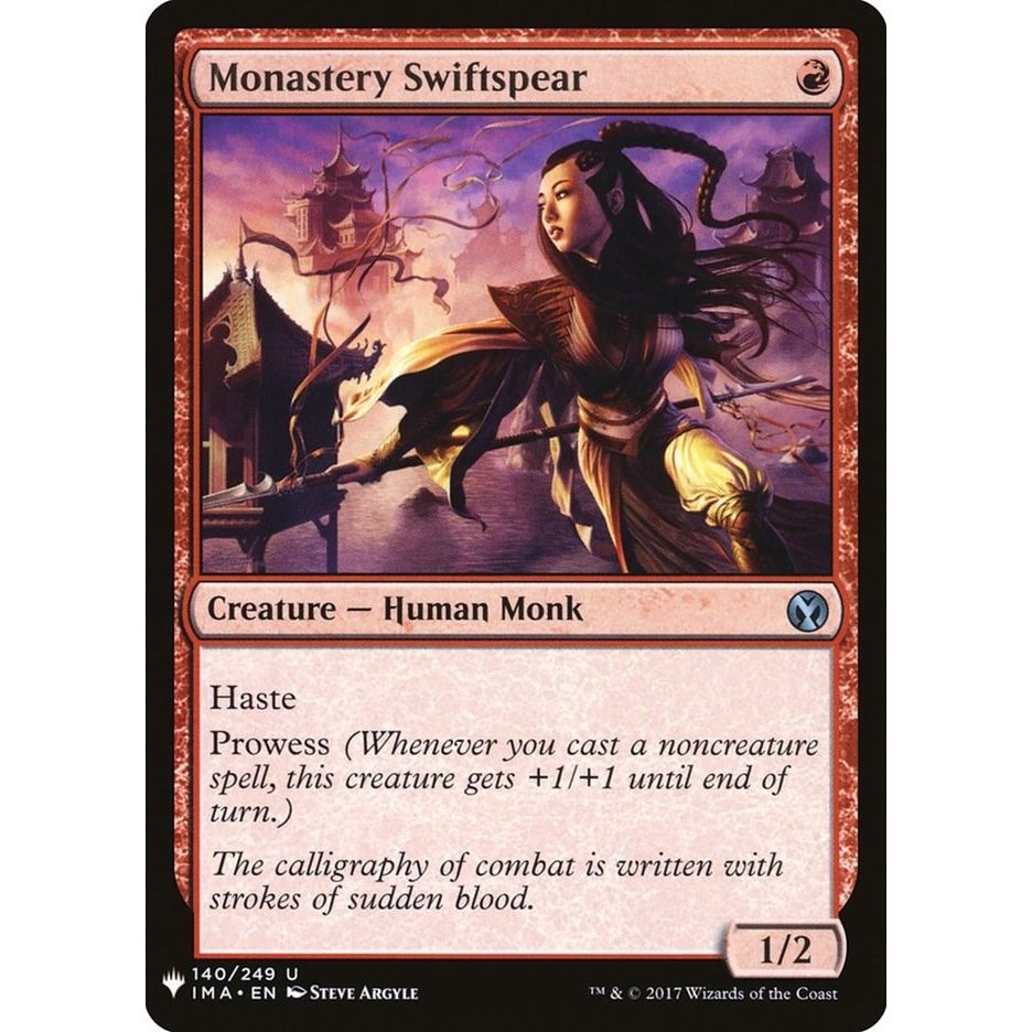 Image for Monastery Swiftspear (140) (LIST) - Magic: The Gathering
