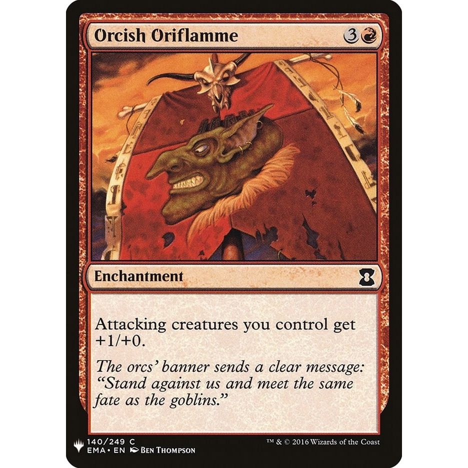 Image for Orcish Oriflamme (140) (LIST) - Magic: The Gathering