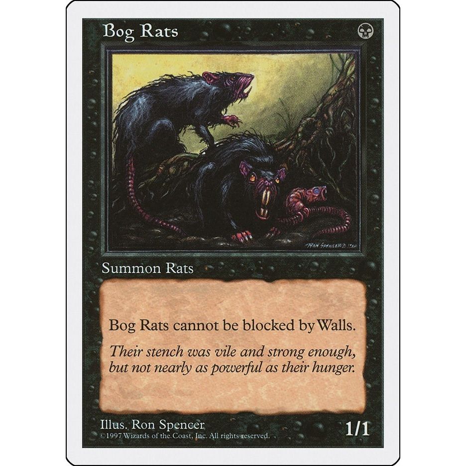 Image for Bog Rats (5ED) - Magic: The Gathering