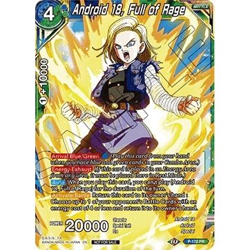 Image for Android 18, Full of Rage (P-172) (PR) - Dragon Ball Super: Masters