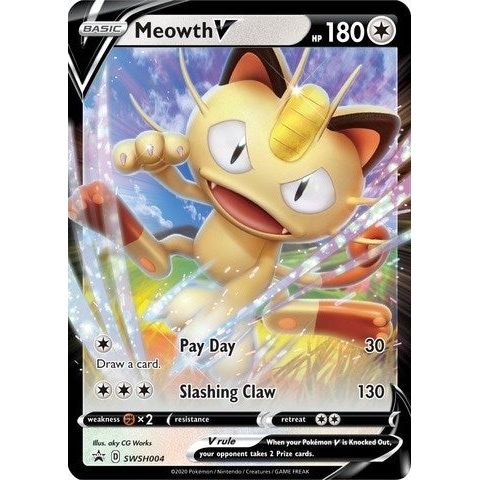 Image for Meowth V - SWSH004 (SWSH004) (SWSD) - Pokemon
