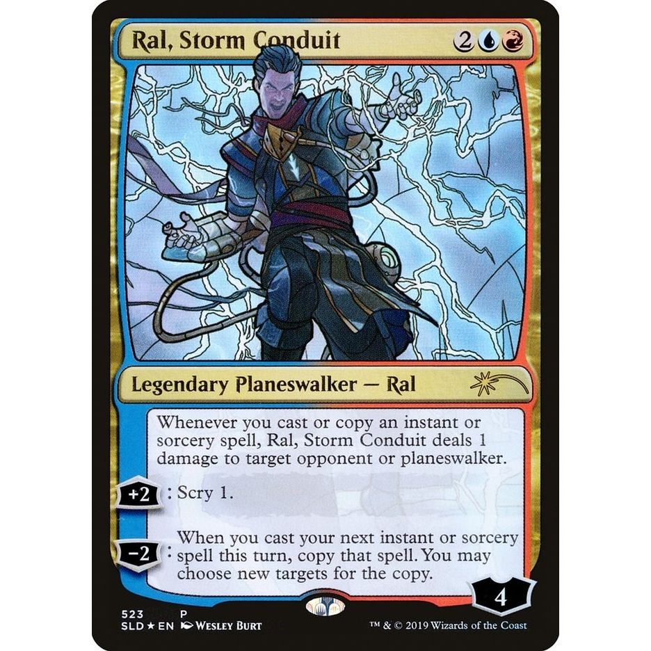 Image for Ral, Storm Conduit (Stained Glass) (523) (SLD) - Magic: The Gathering