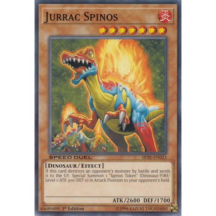 Image for Jurrac Spinos (SBTK-EN023) (SBTK) - YuGiOh