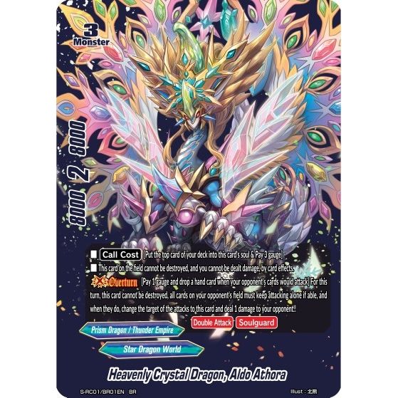 Image for Heavenly Crystal Dragon, Aldo Athora (Black) (S-RC01/BR01EN) (S-RC01) - Future Card BuddyFight