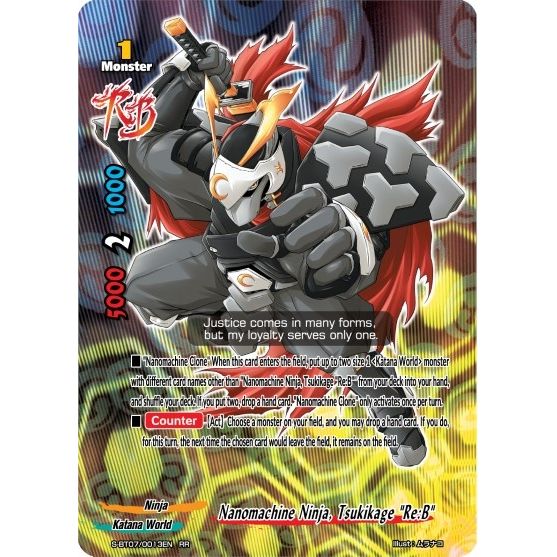 Image for Nanomachine Ninja, Tsukikage "Re:B" (S-BT07/0013EN) (S-BT07) - Future Card BuddyFight