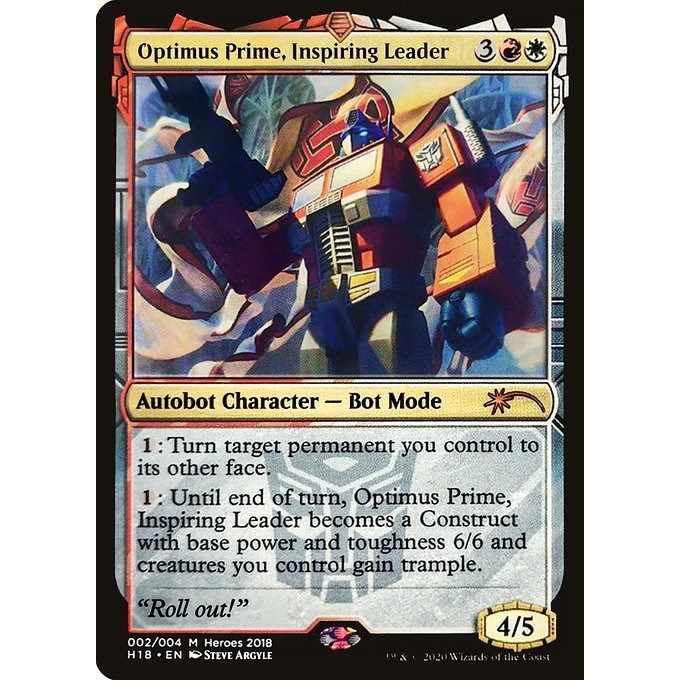 Image for Optimus Prime, Inspiring Leader (2) (UMP) - Magic: The Gathering
