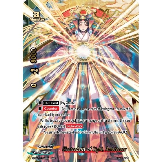 Image for Electrodeity of Light, Amaterasu (S-RC01/009EN) (S-RC01) - Future Card BuddyFight
