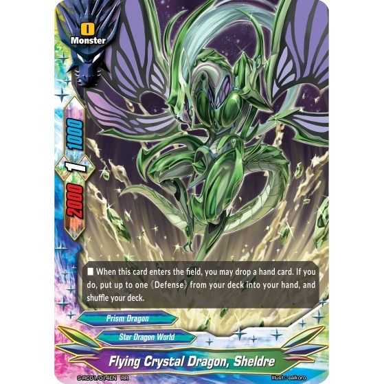 Image for Flying Crystal Dragon, Sheldre (S-RC01/014EN) (S-RC01) - Future Card BuddyFight