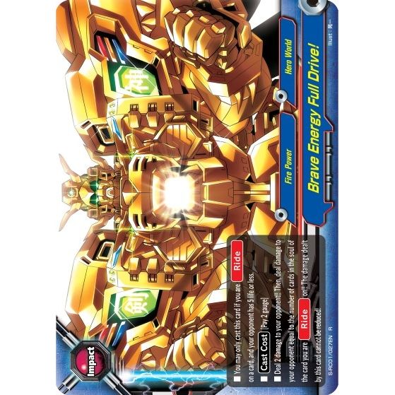 Image for Brave Energy Full Drive! (S-RC01/027EN) (S-RC01) - Future Card BuddyFight