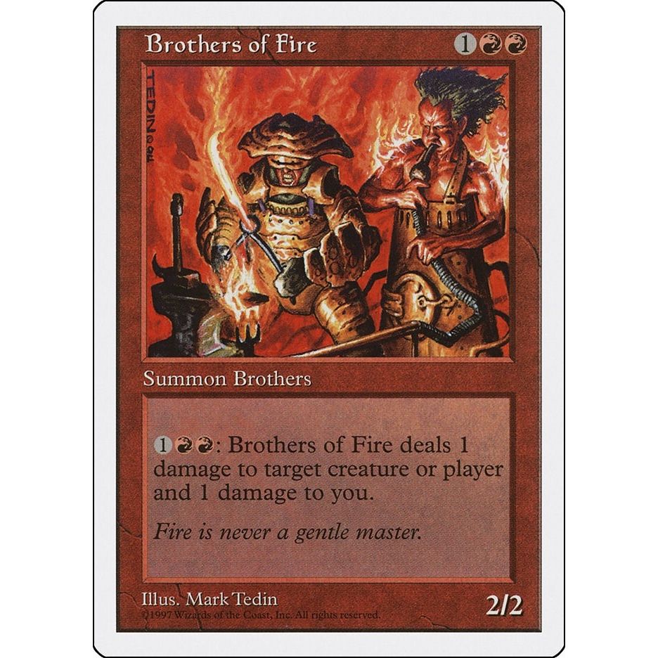 Image for Brothers of Fire (5ED) - Magic: The Gathering