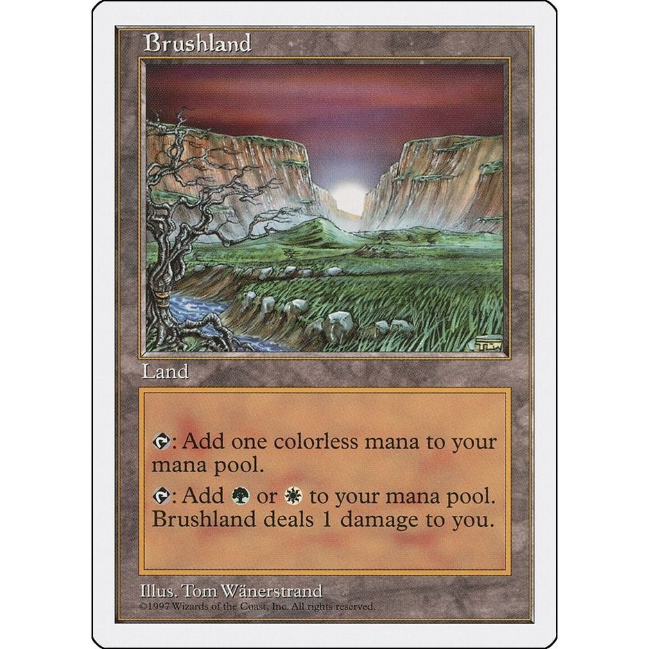 Image for Brushland (5ED) - Magic: The Gathering