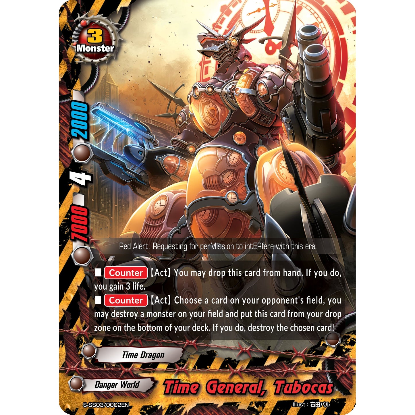 Image for Time General, Tubocas (S-SS03/0002EN) (S-SS03) - Future Card BuddyFight