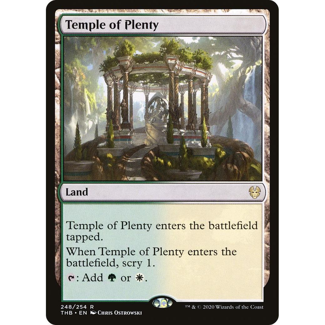 Image for Temple of Plenty (248) (THB) - Magic: The Gathering