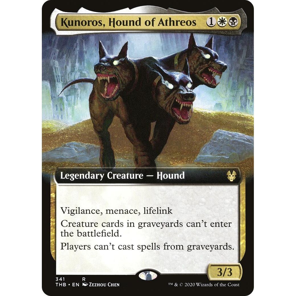 Image for Kunoros, Hound of Athreos (Extended Art) (341) (THB) - Magic: The Gathering