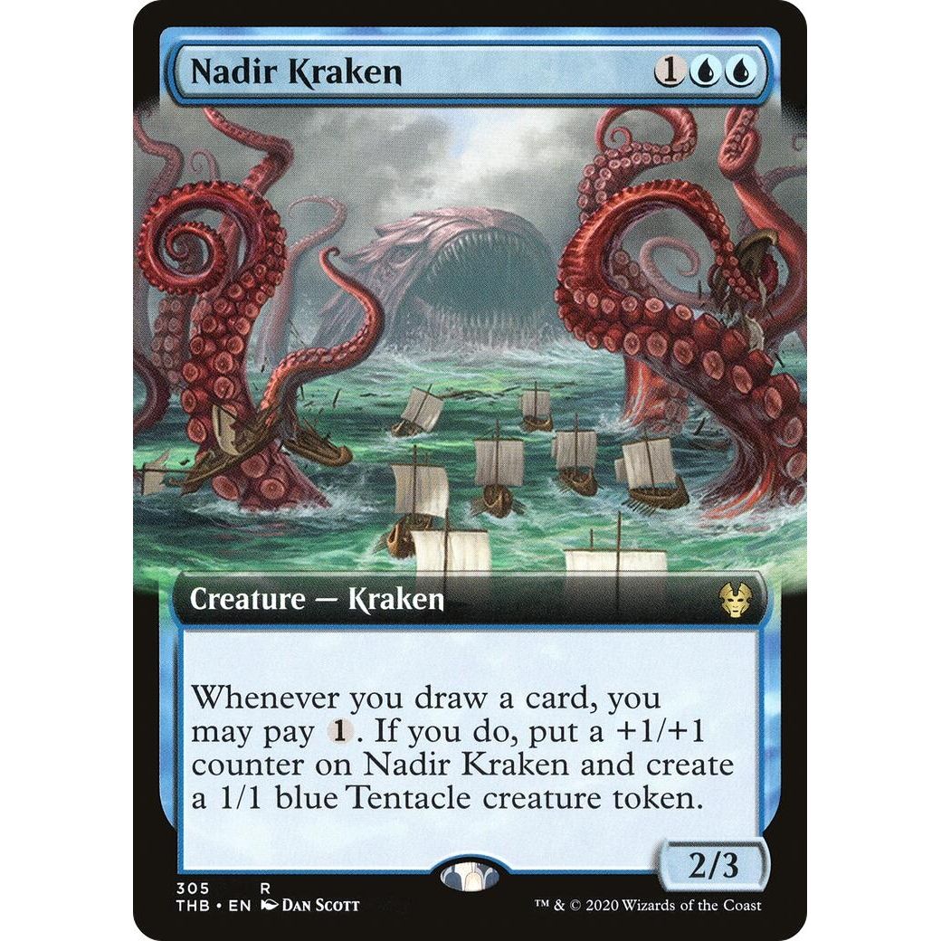 Image for Nadir Kraken (Extended Art) (305) (THB) - Magic: The Gathering