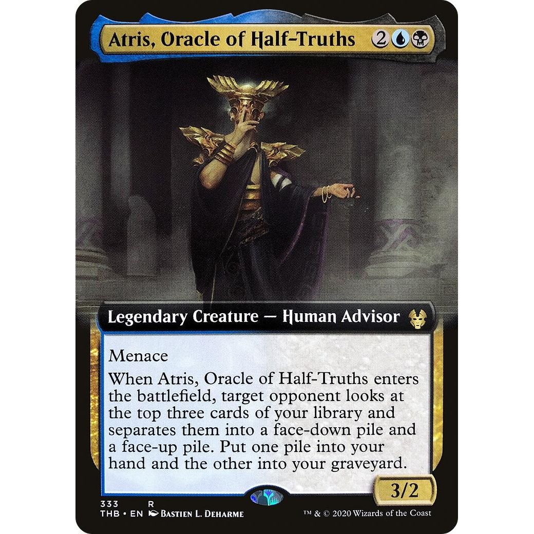 Image for Atris, Oracle of Half-Truths (Extended Art) (333) (THB) - Magic: The Gathering