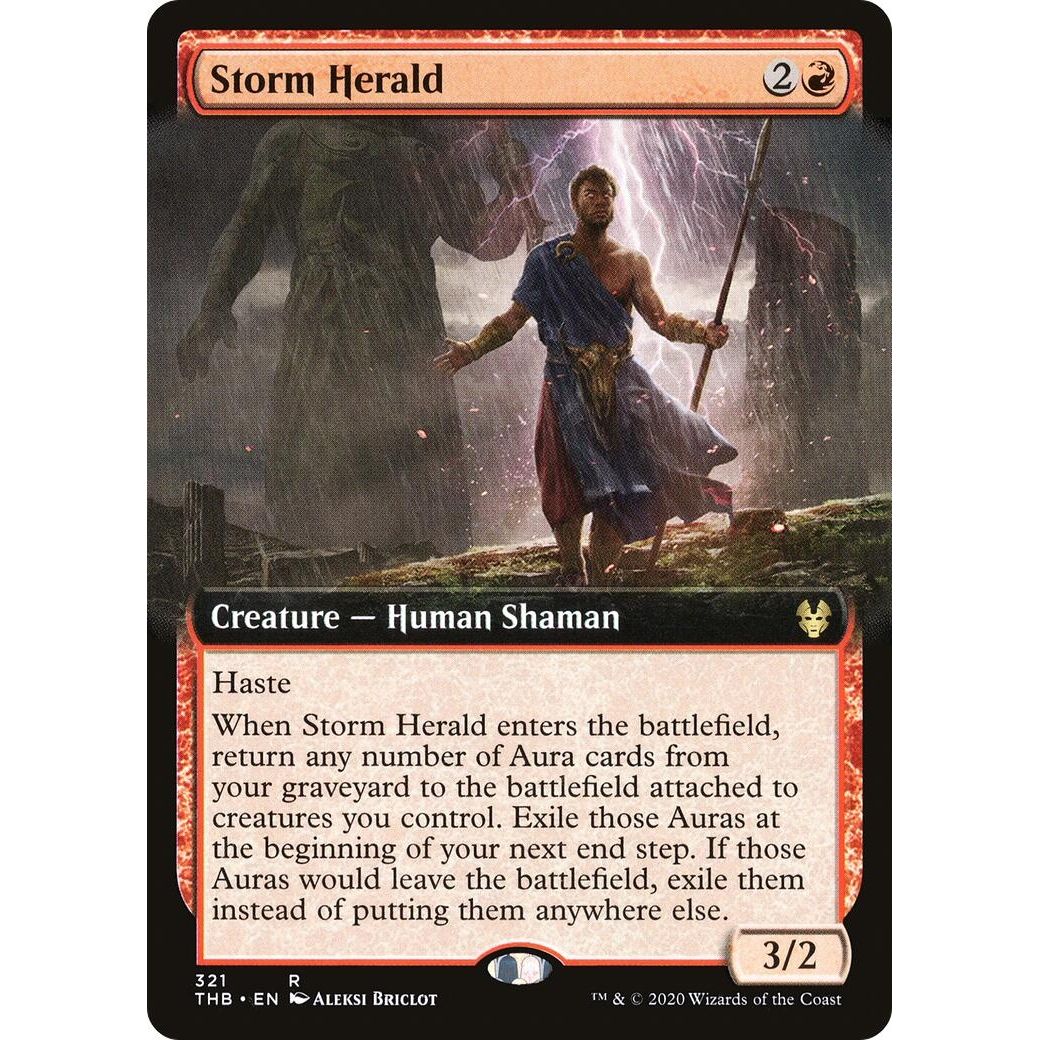Image for Storm Herald (Extended Art) (321) (THB) - Magic: The Gathering