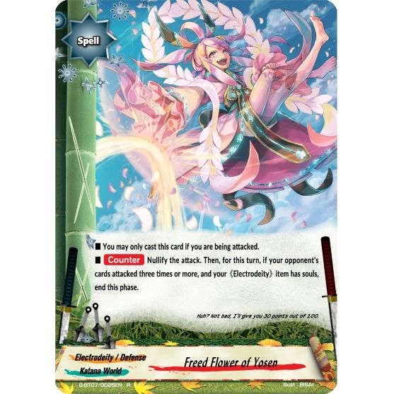 Image for Freed Flower of Yosen (S-BT07/0026EN) (S-BT07) - Future Card BuddyFight