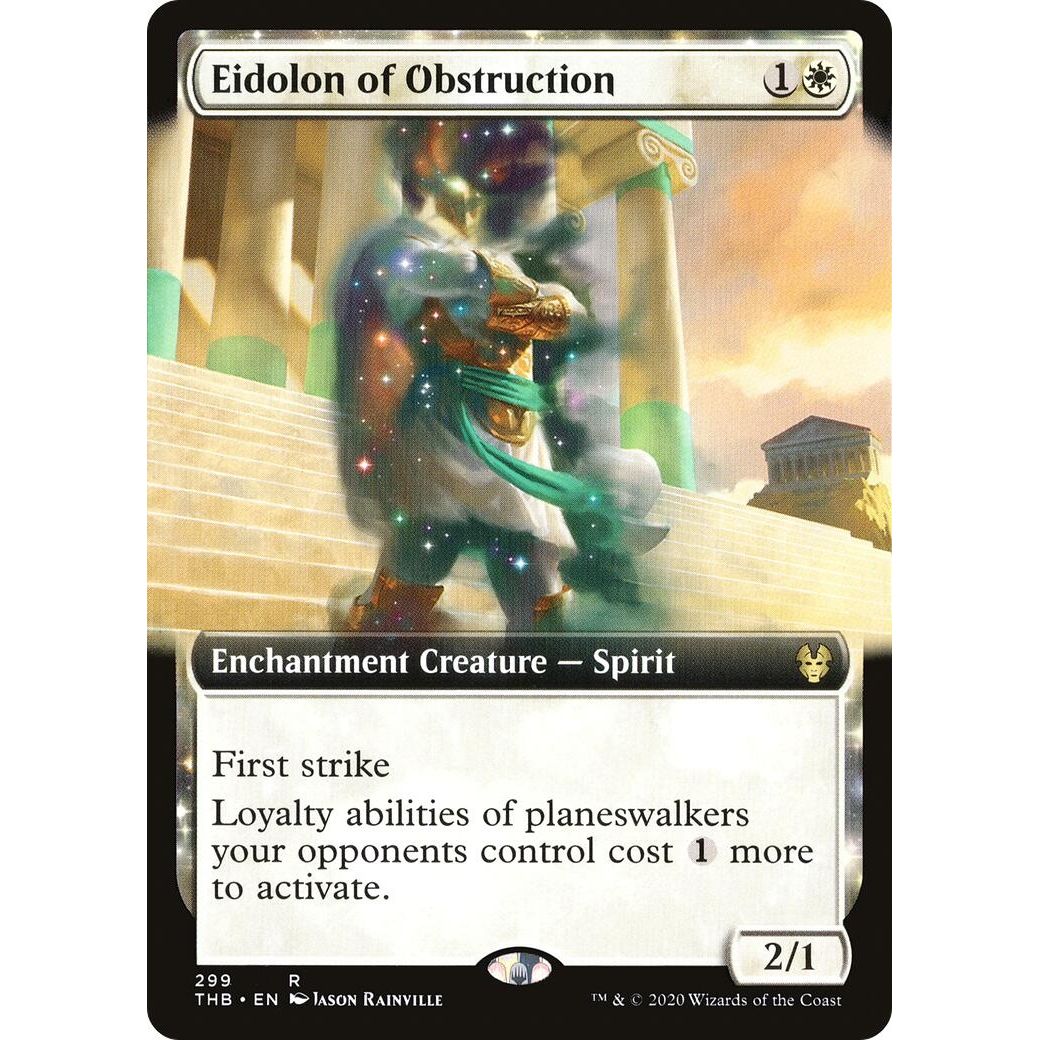 Image for Eidolon of Obstruction (Extended Art) (299) (THB) - Magic: The Gathering
