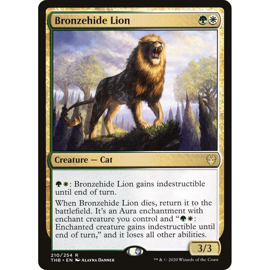 Image for Bronzehide Lion (210) (THB) - Magic: The Gathering