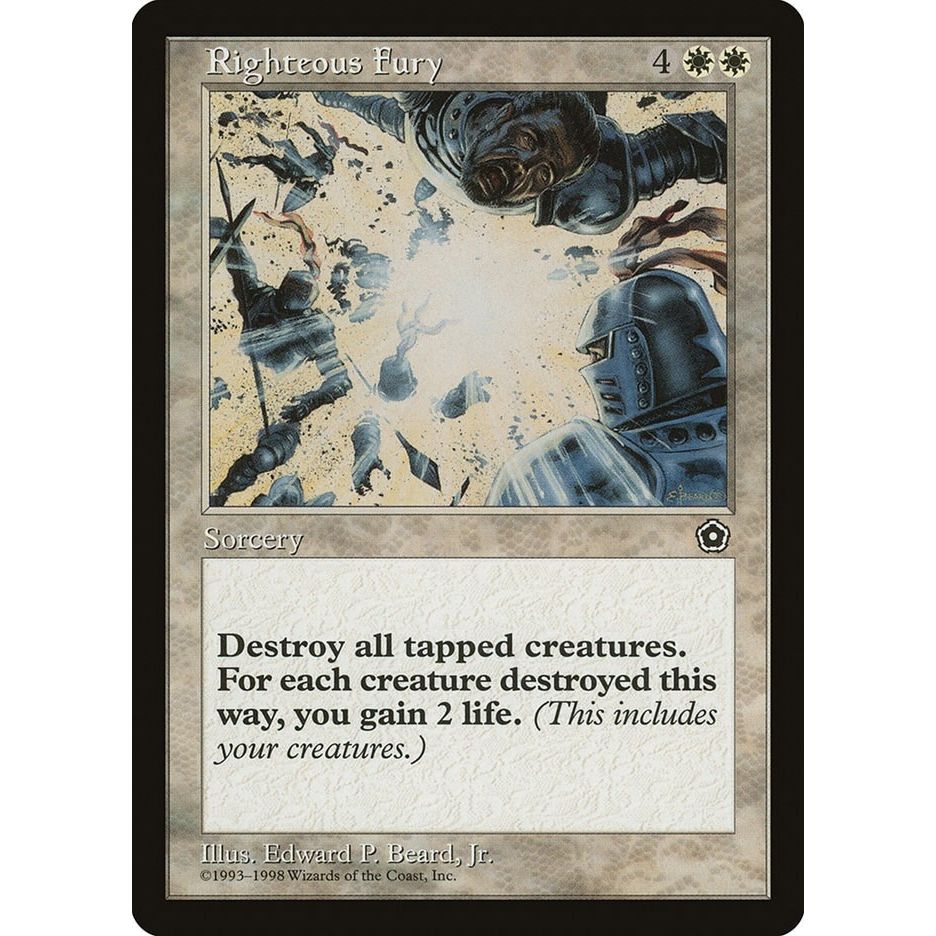 Image for Righteous Fury (P02) - Magic: The Gathering