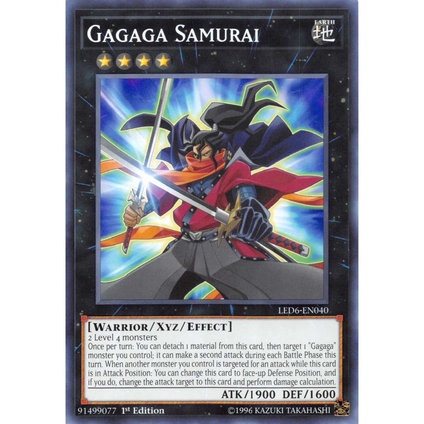 Image for Gagaga Samurai (LED6-EN040) (LED6) - YuGiOh