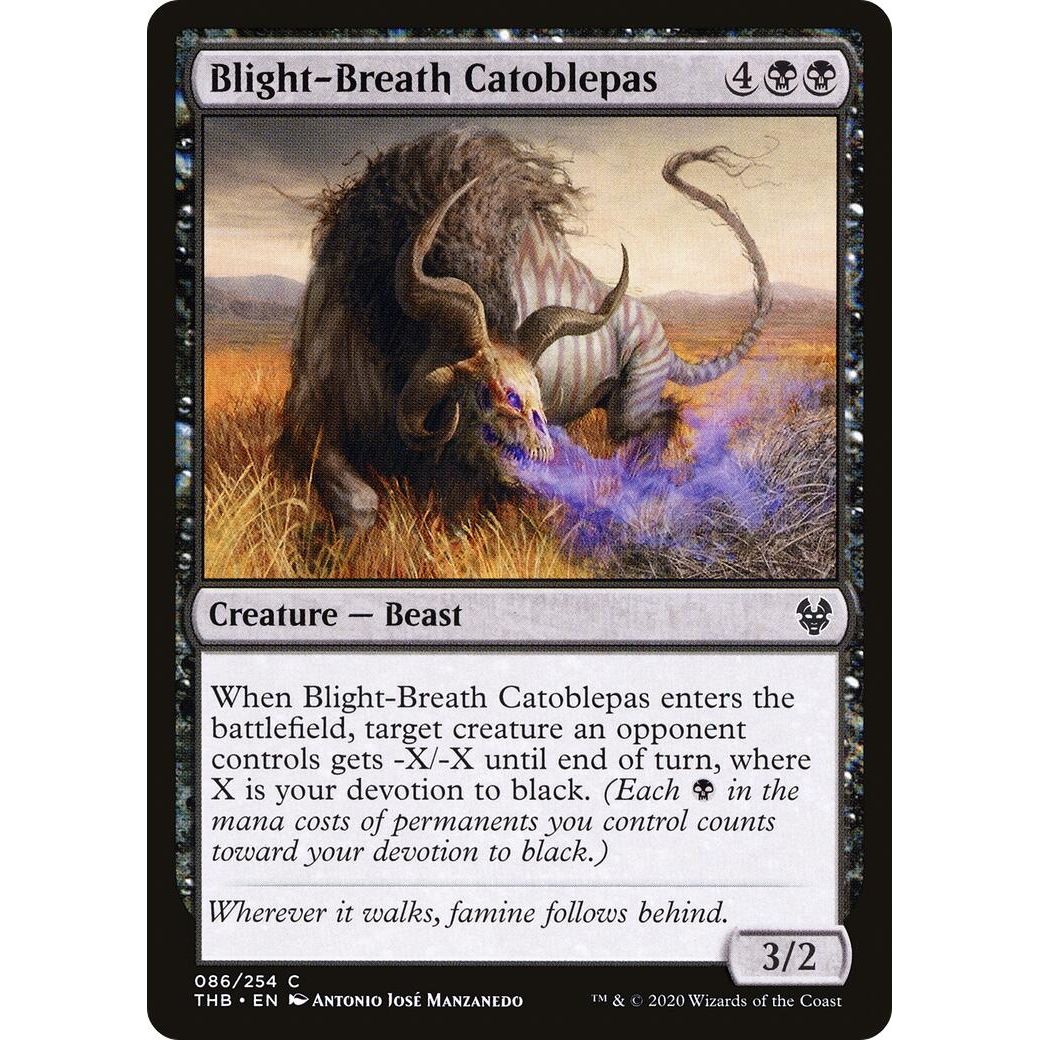 Image for Blight-Breath Catoblepas (86) (THB) - Magic: The Gathering