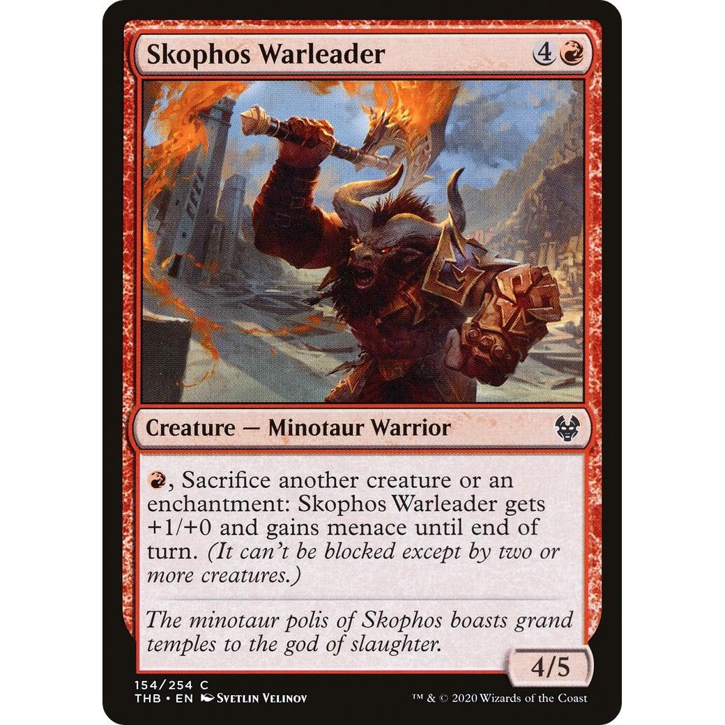 Image for Skophos Warleader (154) (THB) - Magic: The Gathering