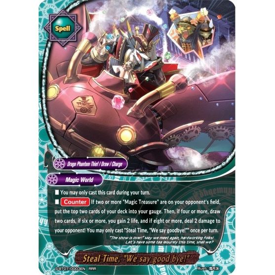 Image for Steal Time, "We say good bye!" (S-BT07/0003EN) (S-BT07) - Future Card BuddyFight