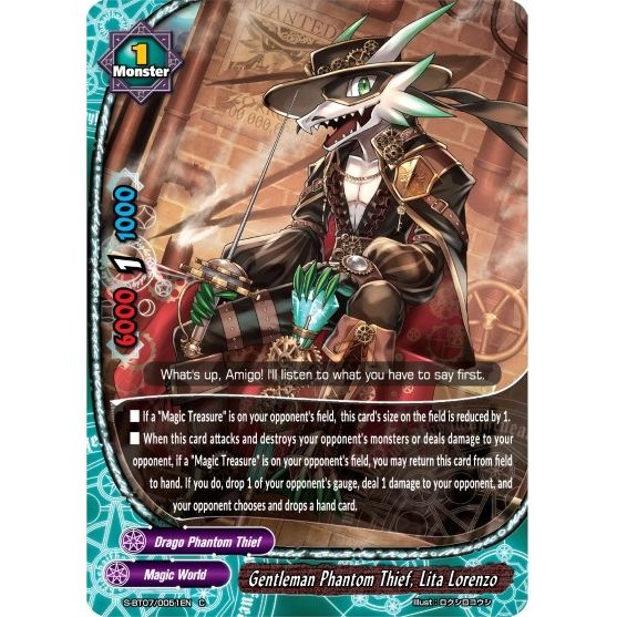 Image for Gentleman Phantom Thief, Lita Lorenzo (S-BT07/0051EN) (S-BT07) - Future Card BuddyFight