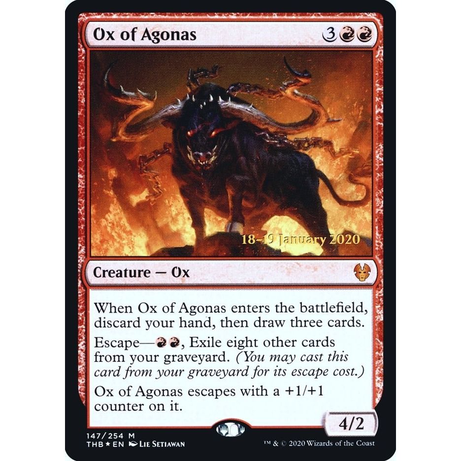 Image for Ox of Agonas (147) (PRE) - Magic: The Gathering