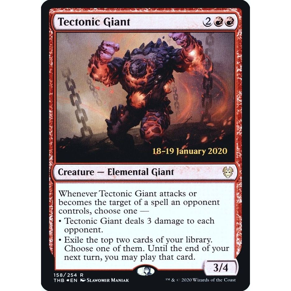 Image for Tectonic Giant (158) (PRE) - Magic: The Gathering