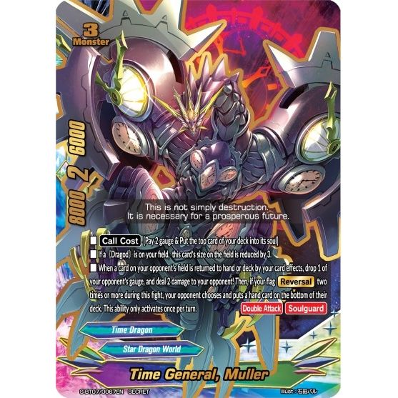 Image for Time General, Muller (S-BT07/0067EN) (S-BT07) - Future Card BuddyFight