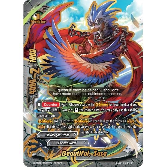 Image for Beautiful, Sasa (S-BT07/0077EN) (S-BT07) - Future Card BuddyFight