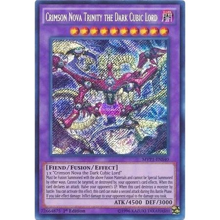 Image for Crimson Nova Trinity the Dark Cubic Lord (MVP1-ENS40) (MVP1-ENS) - YuGiOh