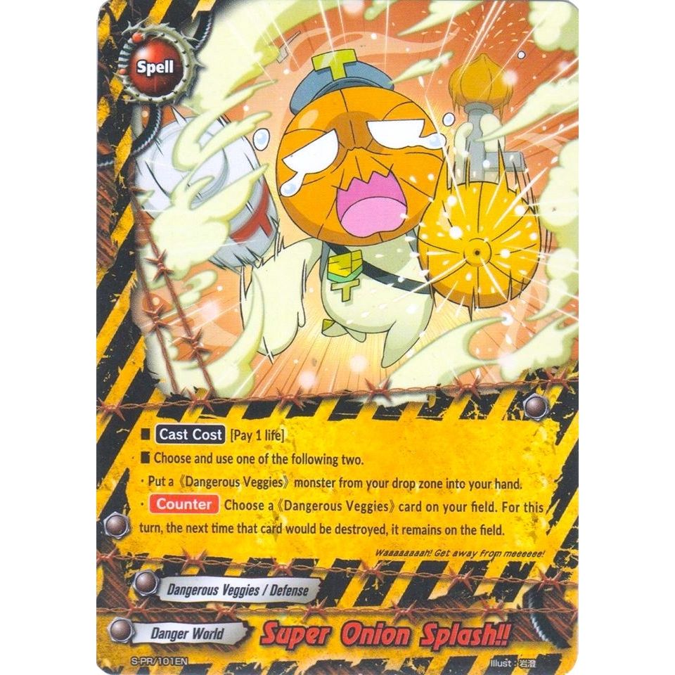 Image for Super Onion Splash!! (S-PR/101EN) (S-PR) - Future Card BuddyFight
