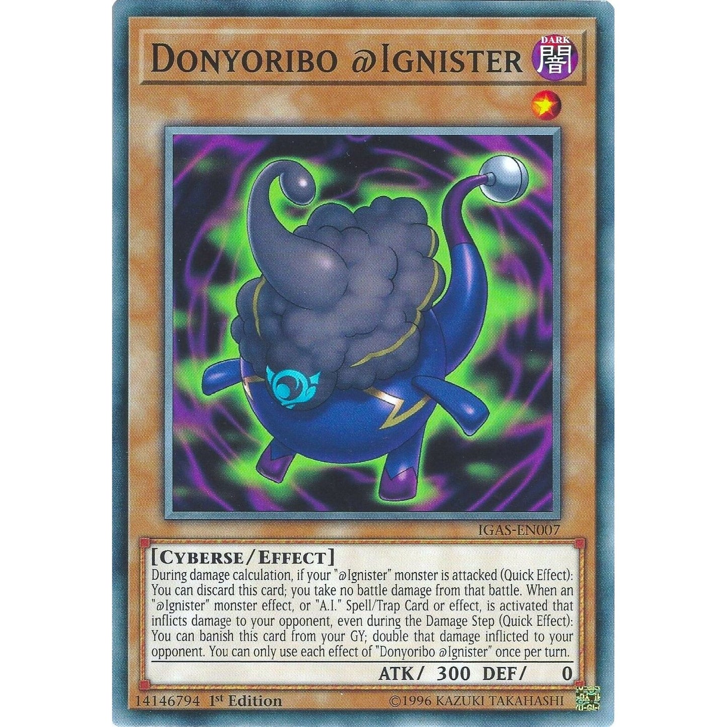 Image for Donyoribo @Ignister (IGAS-EN007) (IGAS) - YuGiOh