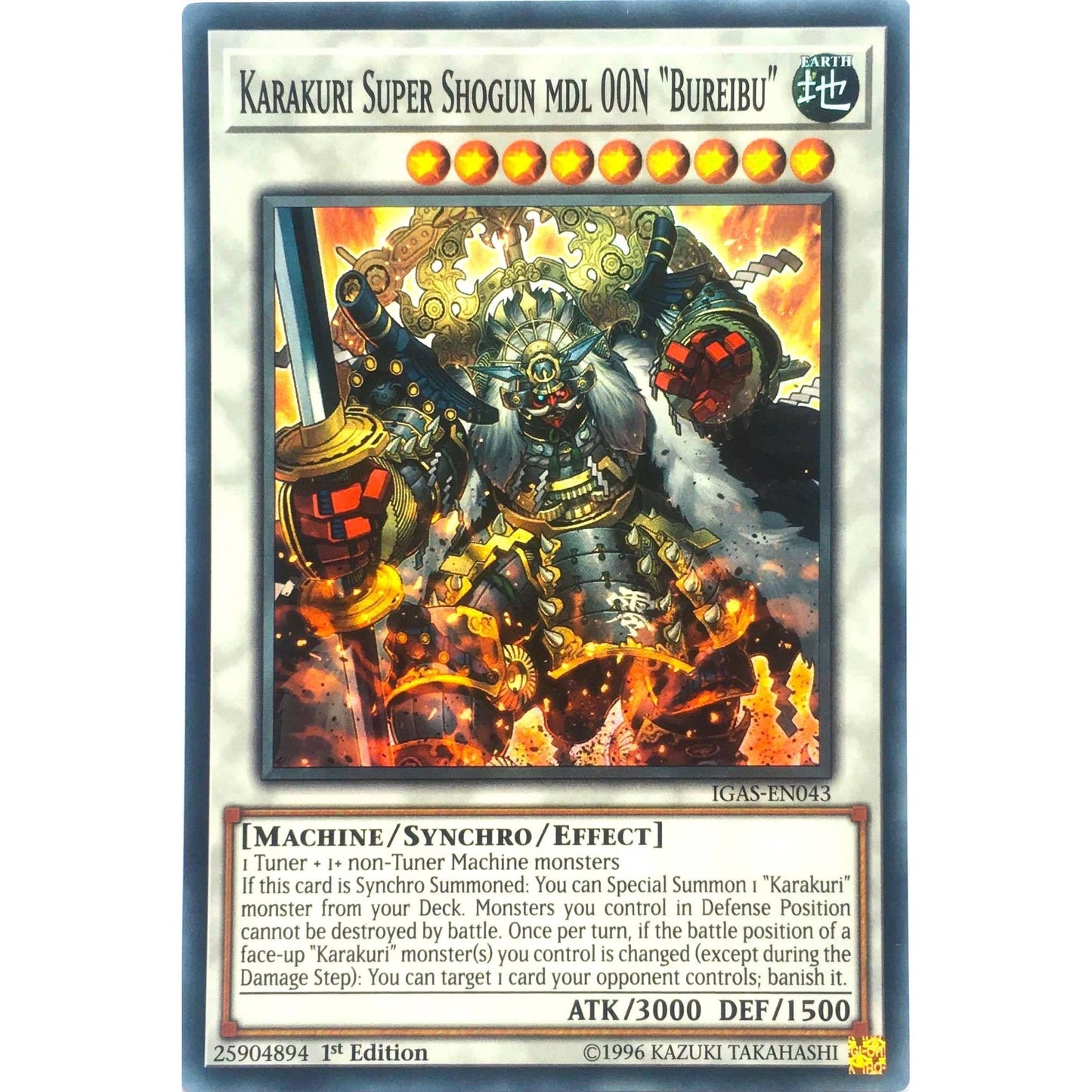 Image for Karakuri Super Shogun mdl 00N "Bureibu" (IGAS-EN043) (IGAS) - YuGiOh