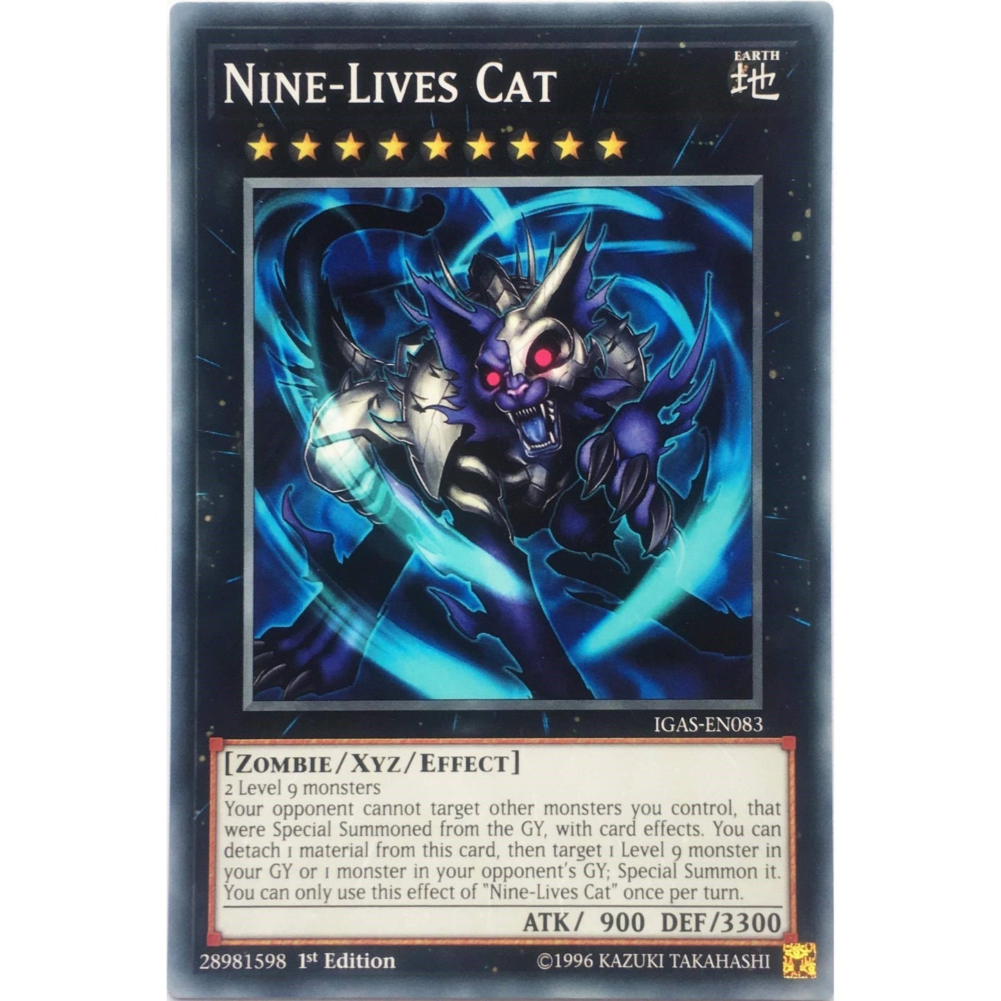 Image for Nine-Lives Cat (IGAS-EN083) (IGAS) - YuGiOh