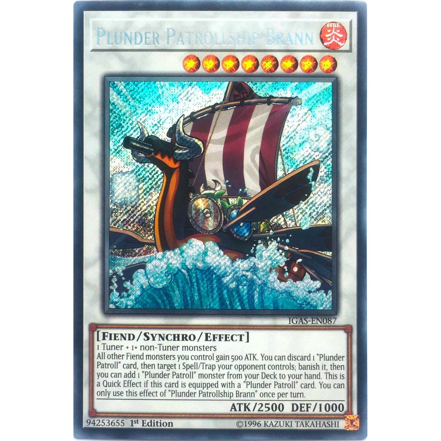 Image for Plunder Patrollship Brann (IGAS-EN087) (IGAS) - YuGiOh