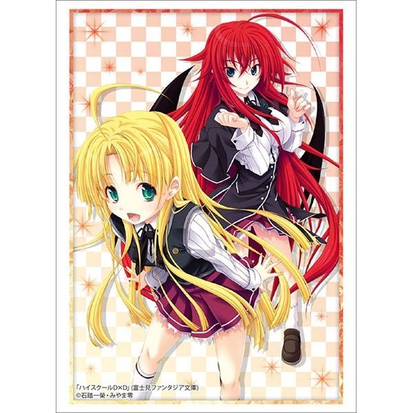 Image for Bushiroad Sleeve Collection HG Vol.2304: Fujimi Fantasia Bunko - High School DxD - Rias Gremory & Asia (60-Pack) - Card Sleeves