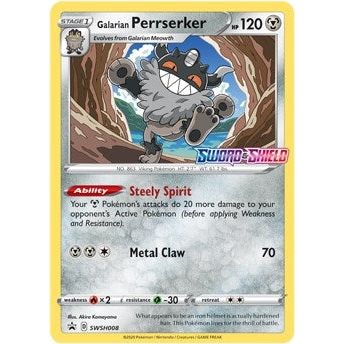 Image for Galarian Perrserker - SWSH008 (Prerelease) (SWSH008) (SWSD) - Pokemon